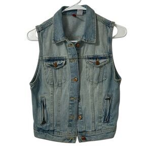 H&M Blue Jeans Denim Vest(Size 8)